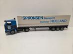Tekno Scania 142 Spronsen, Hobby en Vrije tijd, Modelauto's | 1:50, ., Zo goed als nieuw, ., Ophalen of Verzenden