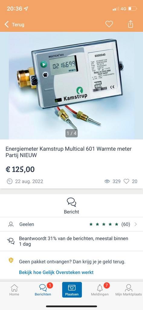 Kamstrup multical meters 2 x nieuw in doos, Computers en Software, Netwerkkaarten, Nieuw, Ophalen of Verzenden