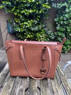 Micheal Kors schoudertas Voyager medium top zip tote bruin, Ophalen, Zo goed als nieuw, Bruin, Handtas
