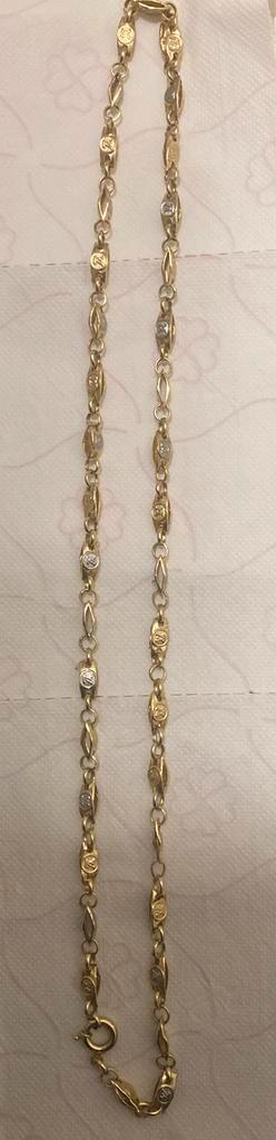 Gouden Louis Vuitton ketting 14k handmade uniek beschikbaar voor biedingen