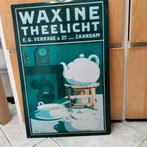 Waxine theelicht reclame bord, Gebruikt, Ophalen of Verzenden