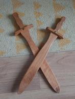 Twee zwaarden van hout, Ophalen, Gebruikt
