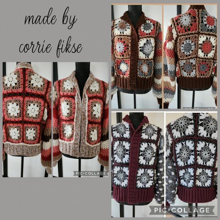 Granny squares vesten, Kleding | Dames, Truien en Vesten, Nieuw, Maat 46/48 (XL) of groter, Ophalen of Verzenden