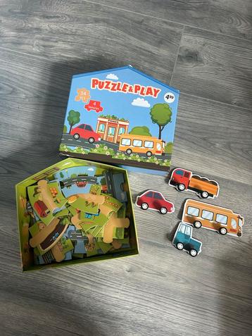 Puzzle & Play Voertuigen Puzzel - 34 Stukjes beschikbaar voor biedingen