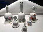 Set van 6x porseleinen Bone China, Engeland, Wedgwood Bellen, Ophalen of Verzenden