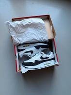 Air Max 1 Black White, Kleding | Heren, Schoenen, Ophalen of Verzenden, Nieuw, Zwart