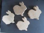 pasen Paas decoratie houten haas hazen eieren konijntjes, Ophalen of Verzenden, Zo goed als nieuw