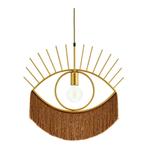 Madam Stoltz oog hanglamp met franjes, Huis en Inrichting, Ophalen of Verzenden, Zo goed als nieuw, Metaal, Minder dan 50 cm