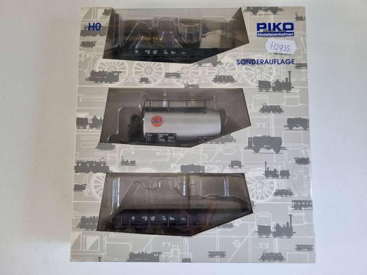 PIKO 58013 - Wagenset van de NS uit Ep III, Hobby en Vrije tijd, Modeltreinen | H0, Zo goed als nieuw, Wagon, Gelijkstroom, Piko
