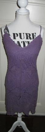 Paars gehaakte crochet jurk., Kleding | Dames, Jurken, Paars, Nieuw, Ophalen of Verzenden, Maat 36 (S)