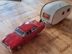 Cararama Ford Corsair & caravan modelauto miniatuurauto, Overige merken, Ophalen of Verzenden, Zo goed als nieuw, Auto