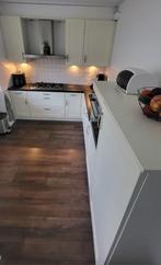 Keuken met steen aanrechtblat, Huis en Inrichting, Ophalen, Gebruikt, Crème, Graniet of Steen