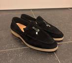 Loro Piana Loafers Zwart Suède - Maat 41, Verzenden, Zwart, Zo goed als nieuw, Loro piana