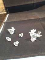 Swarovski Kippen Familie Set, Antiek en Kunst, Antiek | Glas en Kristal, Ophalen of Verzenden