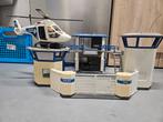Playmobil Politiebureau met Helikopter, Kinderen en Baby's, Speelgoed | Playmobil, Ophalen, Zo goed als nieuw, Complete set