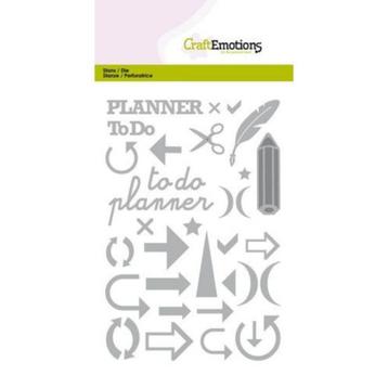 Craftemotions snijmallen journal signs & more beschikbaar voor biedingen