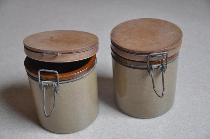 2  Stenen  Beugelpotten, Huis en Inrichting, Keuken | Keukenelementen, Gebruikt, Minder dan 100 cm, Minder dan 25 cm, Ophalen of Verzenden