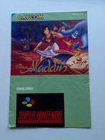 Aladdin Handleiding Super Nintendo - Zeldzaam!, Spelcomputers en Games, Avontuur en Actie, Gebruikt, 1 speler, Eén computer
