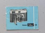 Kodak Retina 1b manual, Ophalen of Verzenden, Gelezen, Kodak, Folder