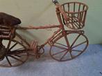 2x decoratie fiets bamboe/hout, Ophalen of Verzenden