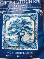 Borduurpakket compleet Boom 30 x 30cm, Hobby en Vrije tijd, Borduren en Borduurmachines, Ophalen of Verzenden, Nieuw, Borduurpakket