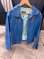 Blauw leren jasje - Arma Women - Maat M, Kleding | Dames, Ophalen of Verzenden, Zo goed als nieuw, Maat 38/40 (M), Blauw