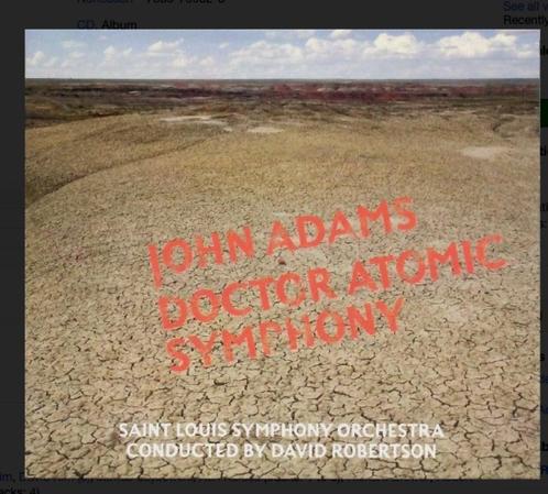 John Adams Atomic el dorado dharma at big sur, Cd's en Dvd's, Cd's | Klassiek, Zo goed als nieuw, Orkest of Ballet, Modernisme tot heden