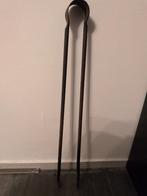 Grote antieke haardtang, Ophalen of Verzenden, Gebruikt, Vrijstaande haard, Overige soorten