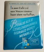 IJzeren Reclamebord Horeca |  H 40 B 30 cm, Verzamelen, Ophalen of Verzenden, Gebruikt, Reclamebord