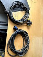2x Verlengsnoer + 3 puntstekker, zware stroom, Ophalen, Zo goed als nieuw, Kabel of Snoer
