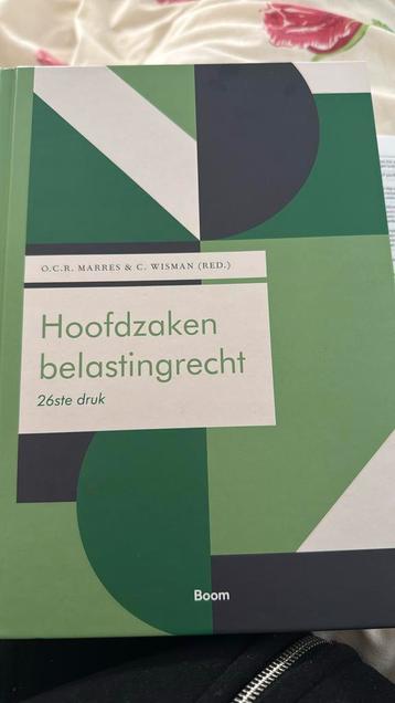 C. Wisman - Hoofdzaken belastingrecht beschikbaar voor biedingen