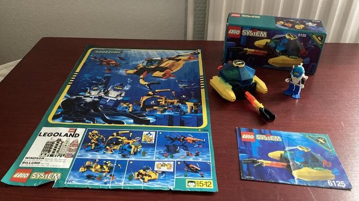 Lego 6125 Sea Sprint 9 (1995) compleet + boekje & doos, Kinderen en Baby's, Speelgoed | Duplo en Lego, Gebruikt, Lego, Complete set