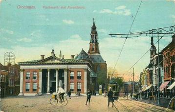 (300-150-009) Groningen Vischmarkt met Korenbeurs beschikbaar voor biedingen