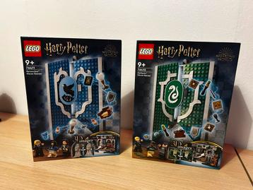 Lego harry potter banners. Ravenclaw en slytherin. beschikbaar voor biedingen