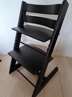 Tripp Trapp/Trip Trap Stokke nieuw model kinderstoel zwart, Kinderen en Baby's, Kinderstoelen, Ophalen, Zo goed als nieuw, Meegroeistoel