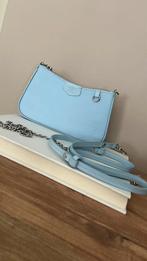 Elegant leather chain wallet shoulder bag, Verzenden, Zo goed als nieuw
