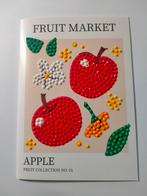 Diamond painting kaart appels, Ophalen of Verzenden