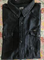 Zwart Lee Western Shirt - XL, Ophalen of Verzenden, Zo goed als nieuw, Zwart, Overige halswijdtes