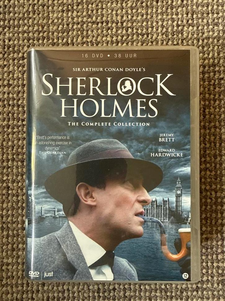 Sherlock Holmes Complete Collectie - 16 DVD Boxset, Cd's en Dvd's, Dvd's | Tv en Series, Zo goed als nieuw, Drama, Boxset, Vanaf 12 jaar