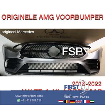 W177 AMG LINE VOORBUMPER Mercedes A KLASSE 2018-2022 GRIJS O beschikbaar voor biedingen