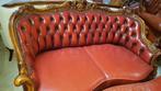 Barok leder bank, Antiek en Kunst, Antiek | Meubels | Stoelen en Banken, Ophalen