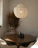 Japandi lamp Jotex, Ophalen, Zo goed als nieuw, Wit, Rond