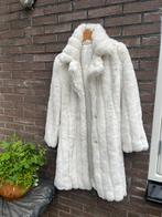 Chique kunstbont mantel . Maat 38 WIT, Kleding | Dames, Ophalen of Verzenden, Zo goed als nieuw, Maat 38/40 (M), Wit