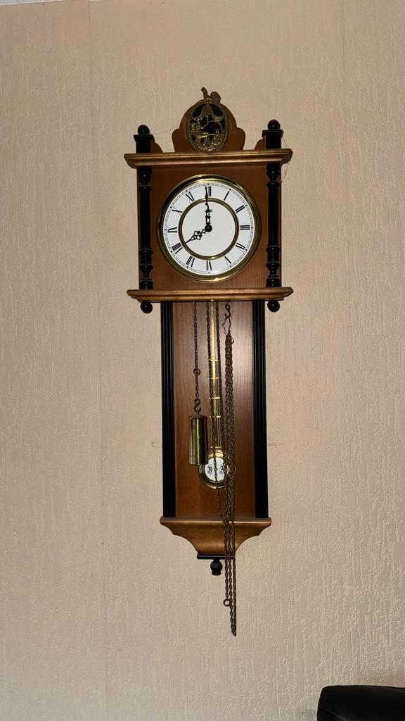 Antieke Wandklok met Slinger, Antiek en Kunst, Antiek | Klokken, Ophalen
