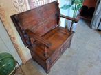 Antieke Victoriaanse halbank, haltafel met klep luikje, Ophalen of Verzenden