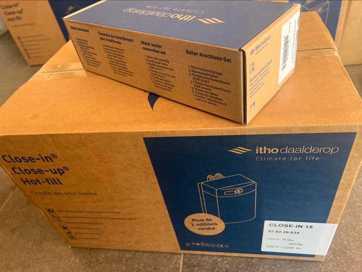 ITHO DAALDEROP BOILERS SPLINTERNIEUW 2025 close in 10 en 15, Doe-het-zelf en Verbouw, Geisers en Boilers, Nieuw, Boiler, Minder dan 20 liter