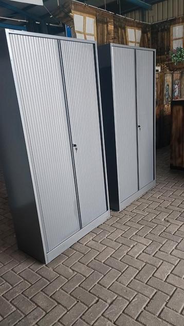 Nette antraciete 100 CM BREED!! metalen roldeurkasten  beschikbaar voor biedingen