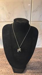 Mooie zilveren ketting met paard, Ophalen of Verzenden, Zo goed als nieuw, Zilver