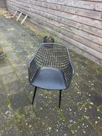 6 Kwantum Kuipstoelen - Moderne Webbing Design, Ophalen, Kunststof, Gebruikt, Zwart