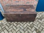 Oude houten kist / Opbergkist, Gebruikt, 100 tot 150 cm, 50 tot 75 cm, Ophalen of Verzenden
